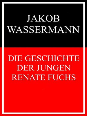 cover image of Die Geschichte der jungen Renate Fuchs